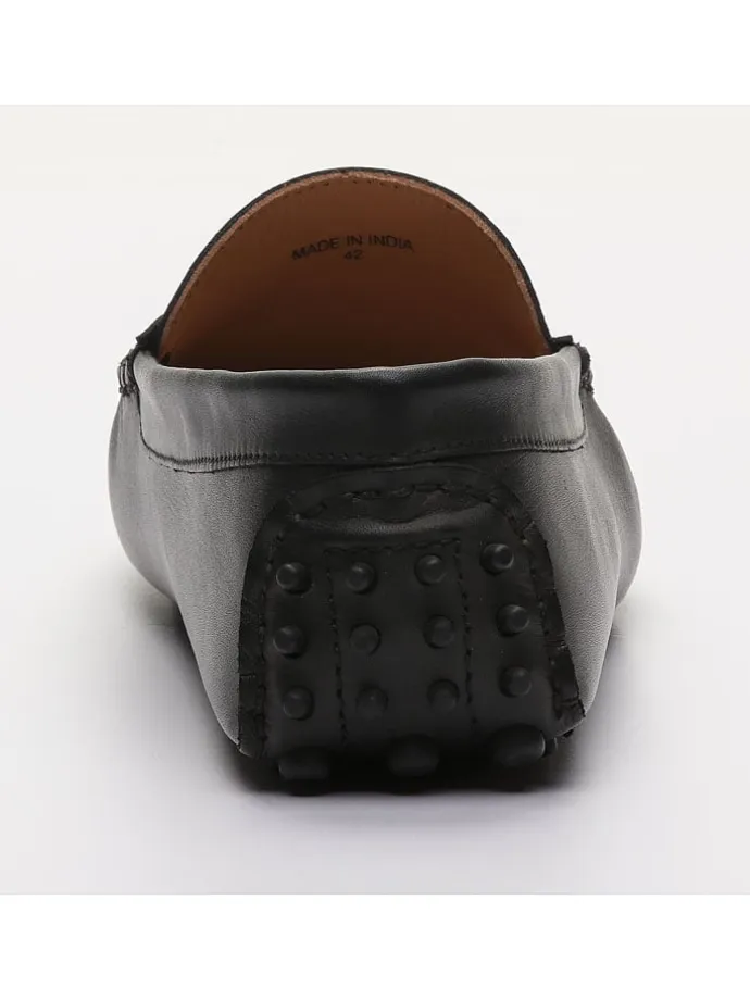 Leder-Mokassins "Cole" in Schwarz