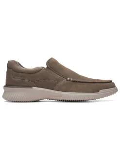 Leder-Mokassins "Donaway" in Taupe