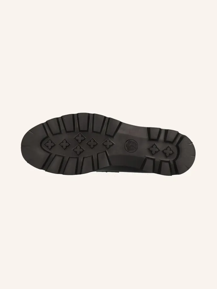 Leder-Mokassins "Jade 6" in Schwarz