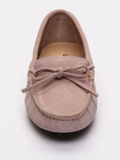 Leder-Mokassins "Newton" in Rosa