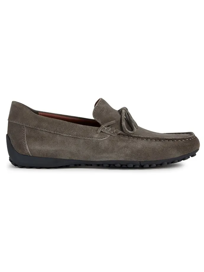 Leder-Mokassins "Snake" in Braun