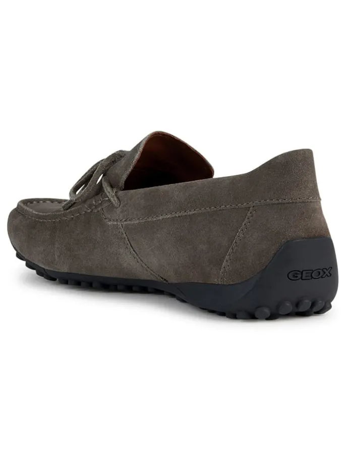 Leder-Mokassins "Snake" in Braun
