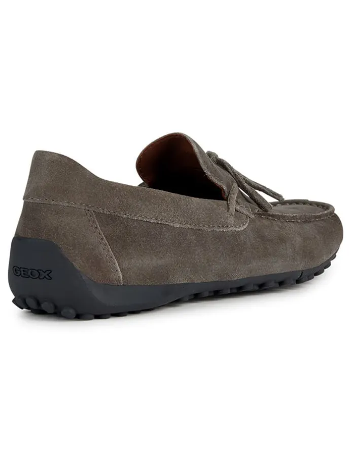 Leder-Mokassins "Snake" in Braun