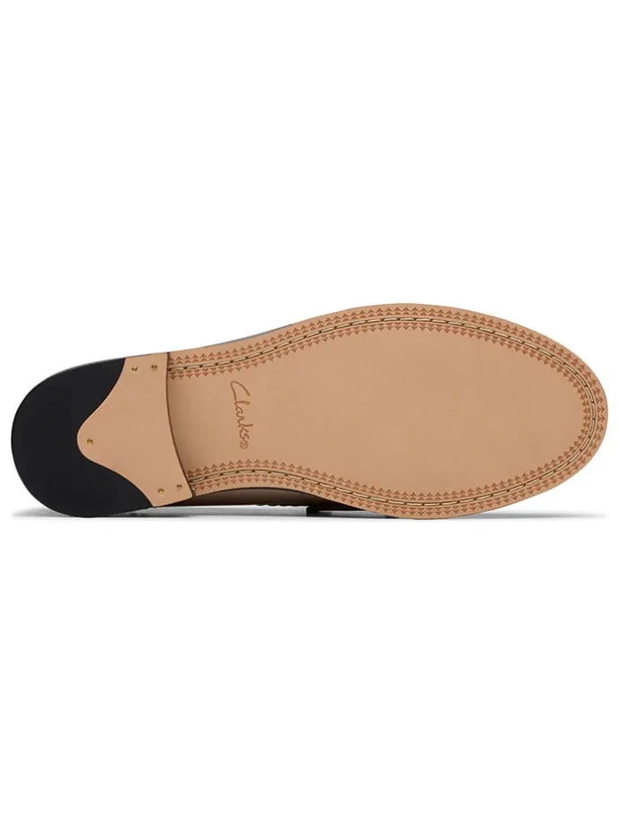 Leder-Mokassins "Straven Edge" in Beige
