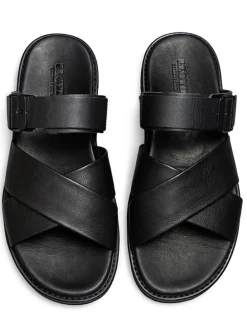 Leder-Pantoletten 
