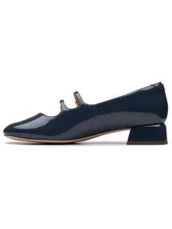 Leder-Pumps "Daiss 30 Shine" in Dunkelblau