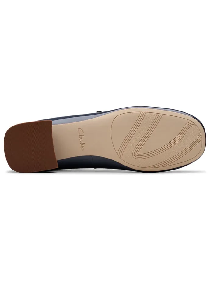 Leder-Pumps "Daiss 30 Shine" in Dunkelblau