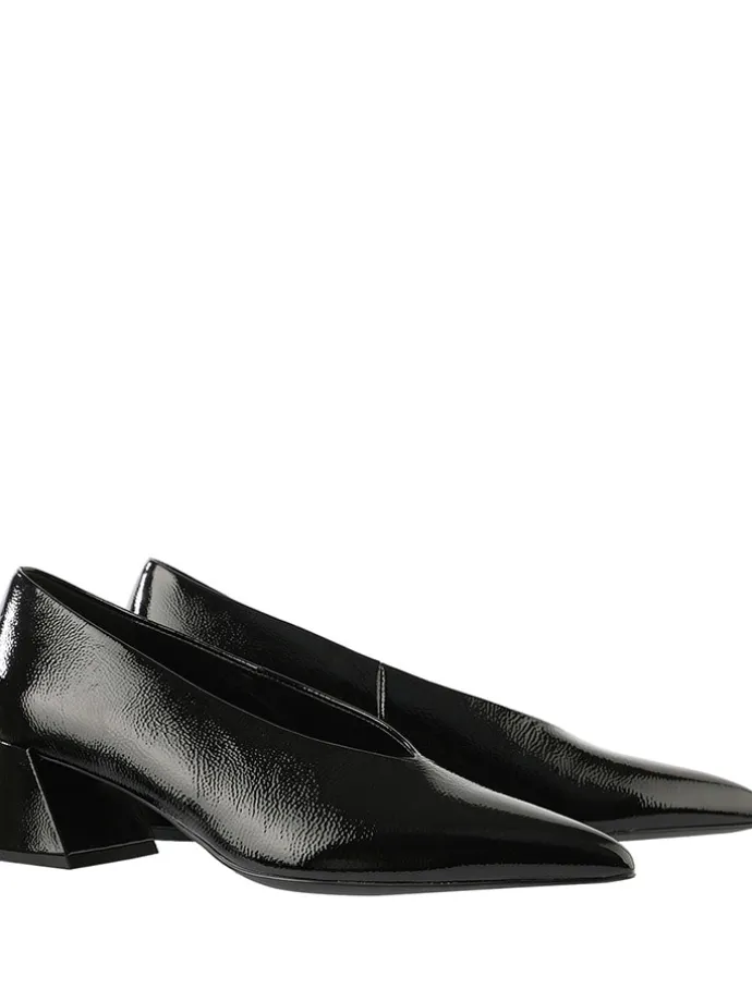 Leder-Pumps "Savanna" in Schwarz