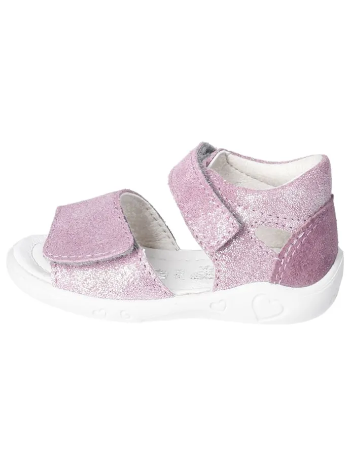 Leder-Sandalen "Benita" in Rosa