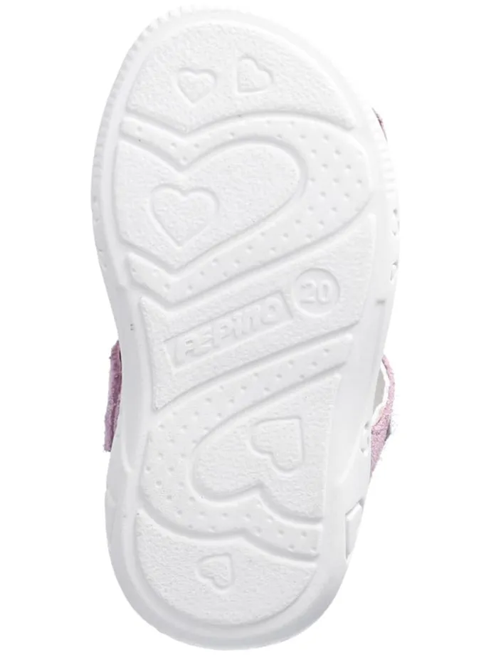 Leder-Sandalen "Benita" in Rosa