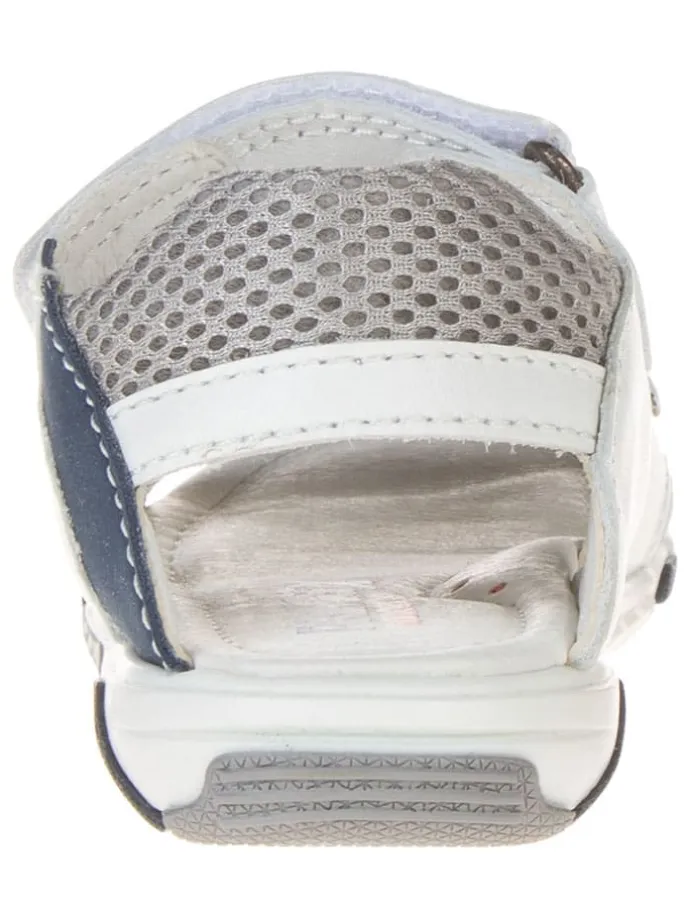 Leder-Sandalen "Play super sand" in Weiß