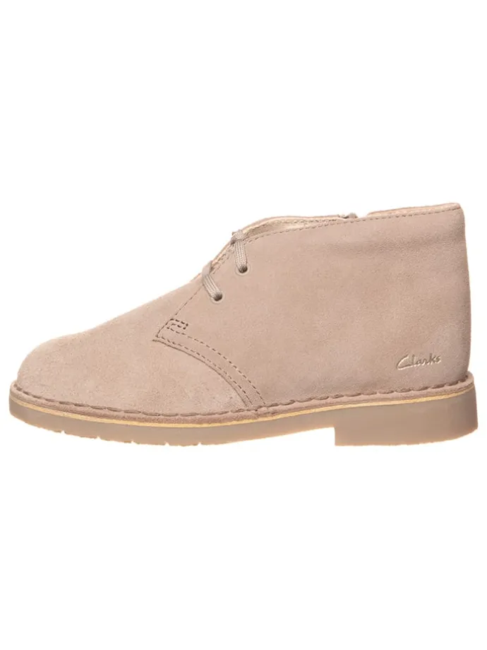Leder-Schnürschuhe '' Desert Boot2'' in Beige