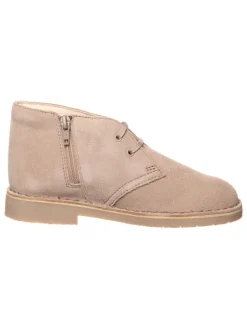 Leder-Schnürschuhe '' Desert Boot2'' in Beige