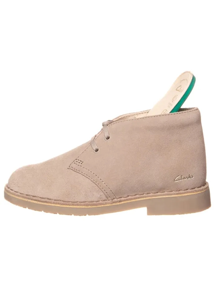 Leder-Schnürschuhe '' Desert Boot2'' in Beige