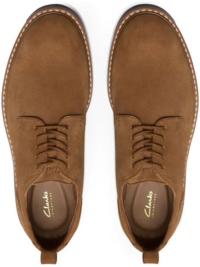 Leder-Schnürschuhe "Aldwin" in Hellbraun