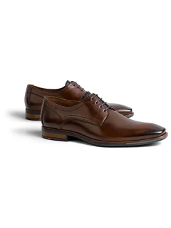 Leder-Schnürschuhe 