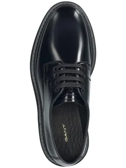 Leder-Schnürschuhe 