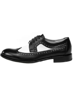 Leder-Schnürschuhe