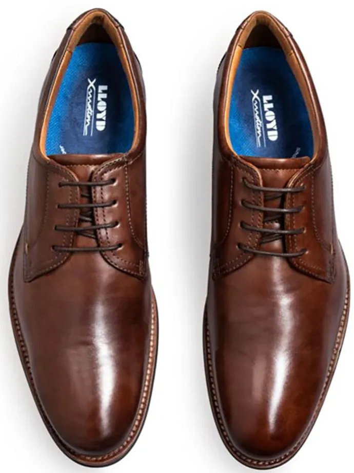 Leder-Schnürschuhe "Mare" in Braun
