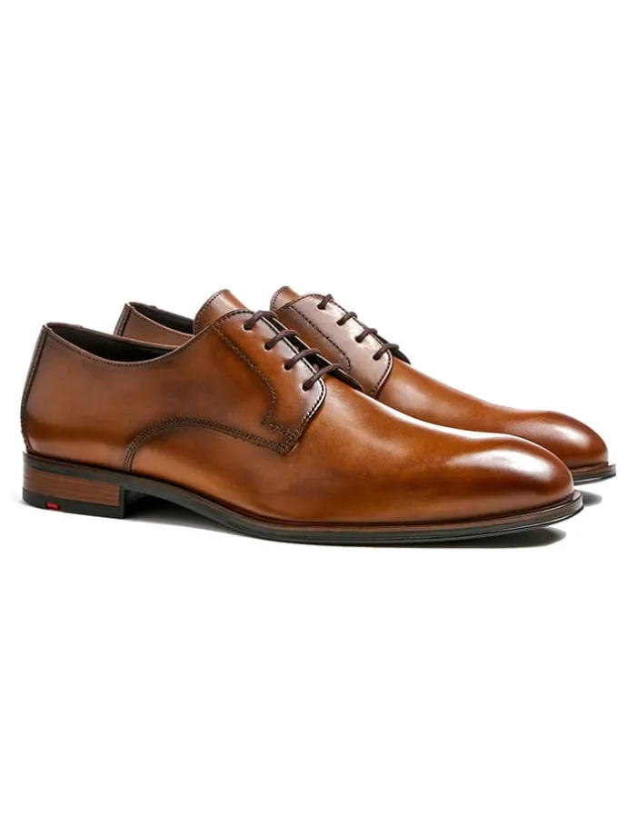 Leder-Schnürschuhe "Sabre"