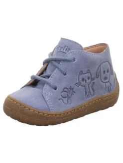 Leder-Schnürschuhe "Saturnus"  in Blau