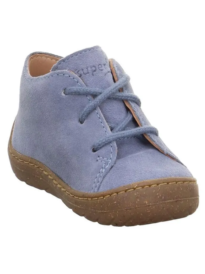 Leder-Schnürschuhe "Saturnus" in Blau