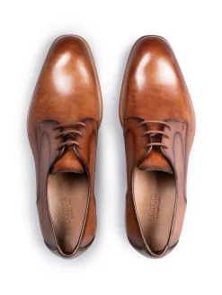 Leder-Schnürschuhe