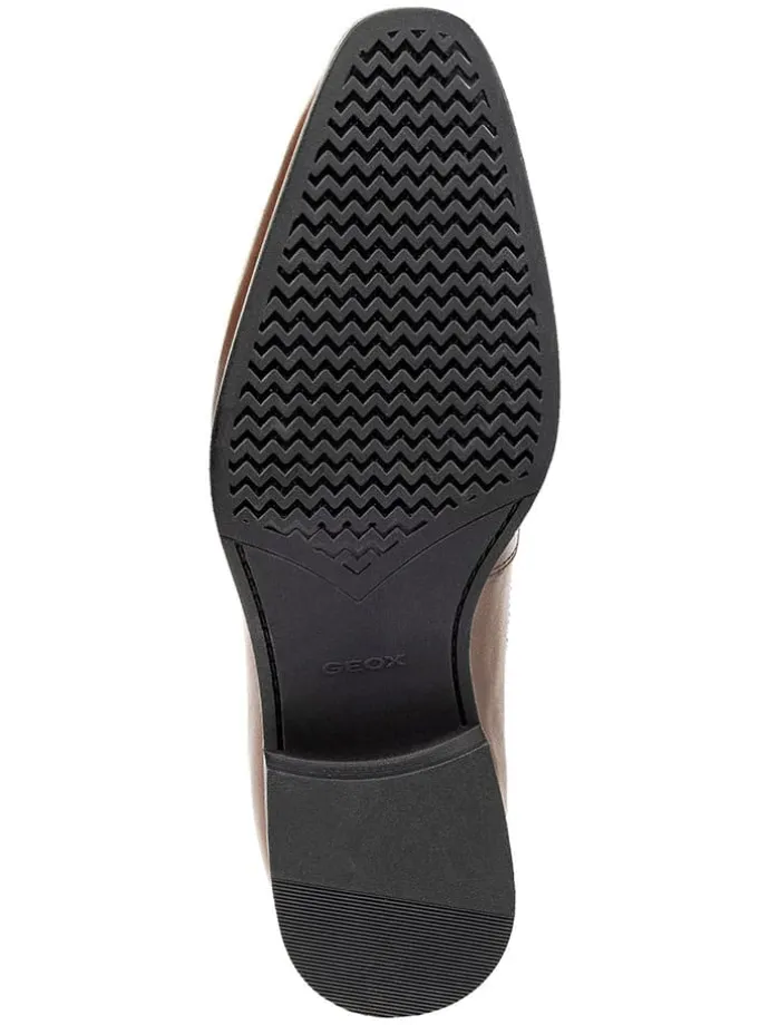 Leder-Schnürschuhe "Uomo High Life" in Braun
