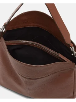 Leder-Schultertasche 