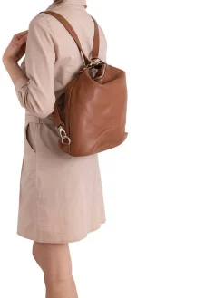 Leder-Schultertasche 