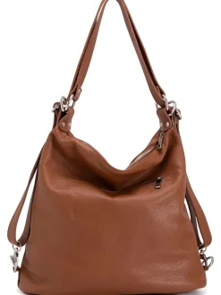Leder-Schultertasche 