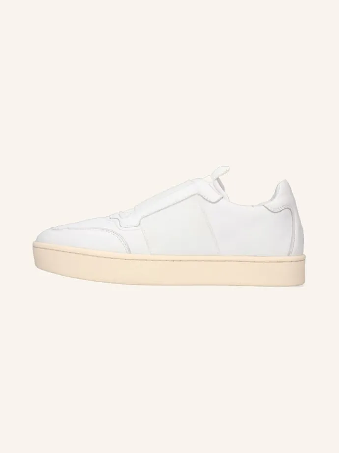 Leder-Slipper "Alfie 5" in Weiß
