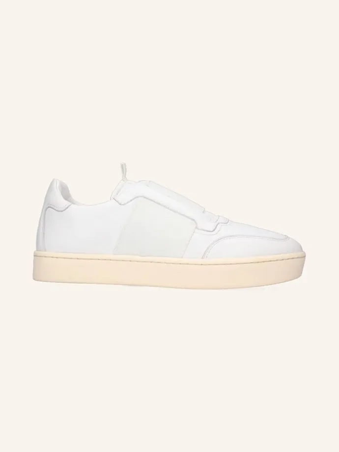 Leder-Slipper "Alfie 5" in Weiß