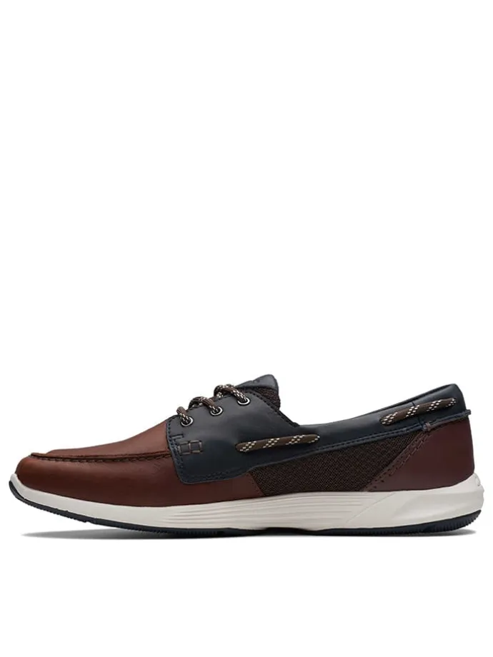 Leder-Slipper "ATL Sail Go" in Braun