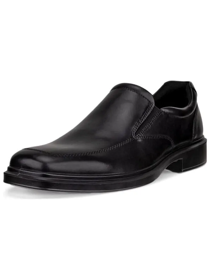 Leder-Slipper "Elliot" in Schwarz