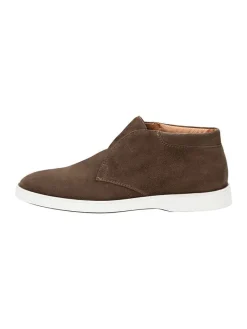 Leder-Slipper 