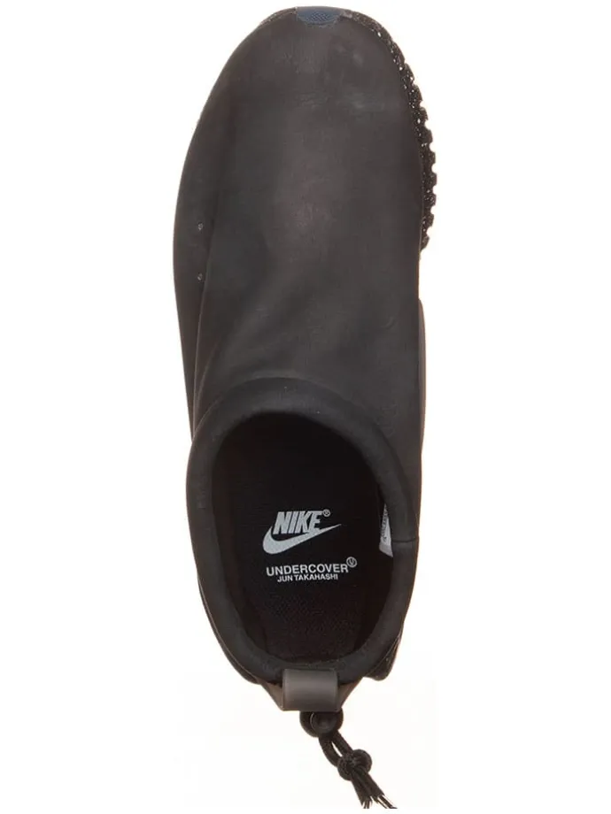 Leder-Slipper "Nike X Undercover Moc Flow" in Schwarz