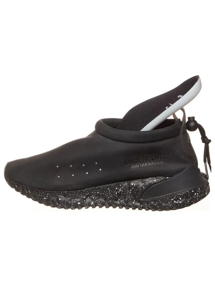 Leder-Slipper "Nike X Undercover Moc Flow" in Schwarz