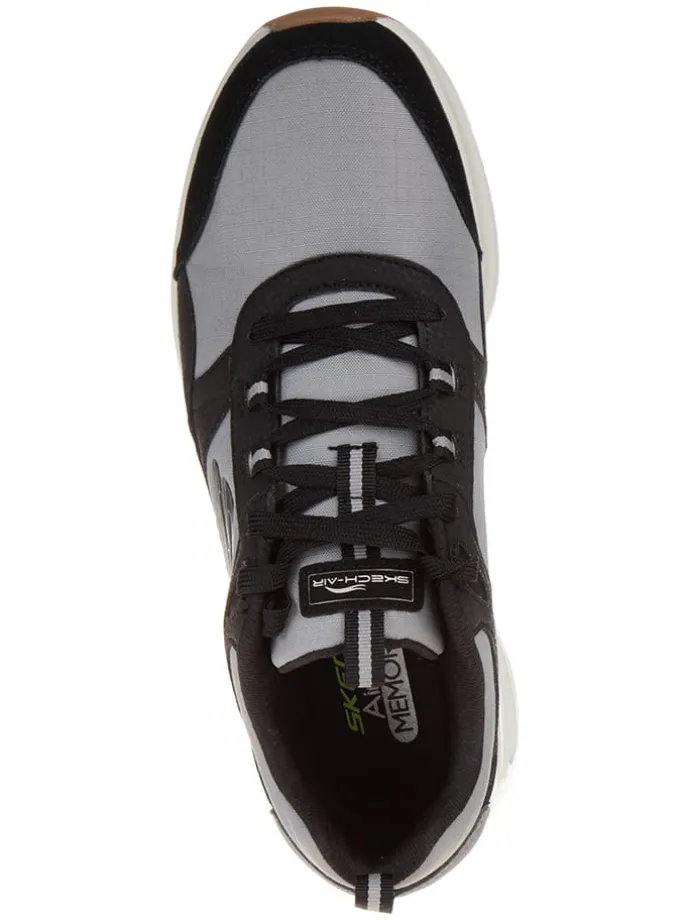 Leder-Sneakers "Air Court Yatton" in Grau/ Schwarz