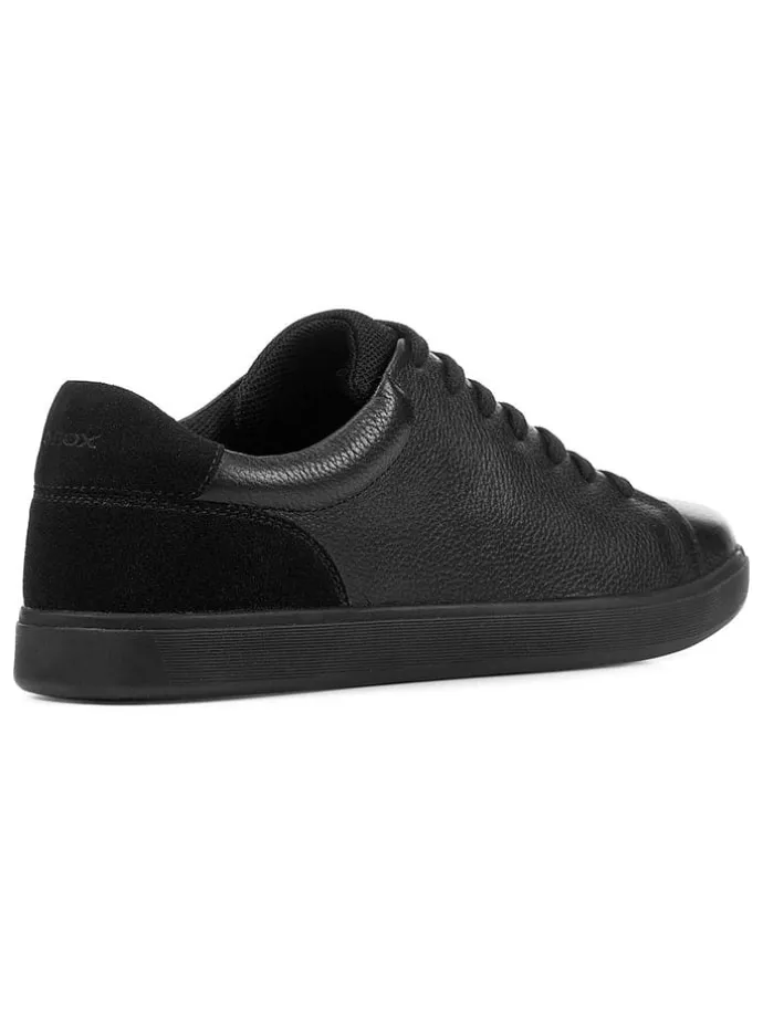 Leder-Sneakers "Avola" in Schwarz