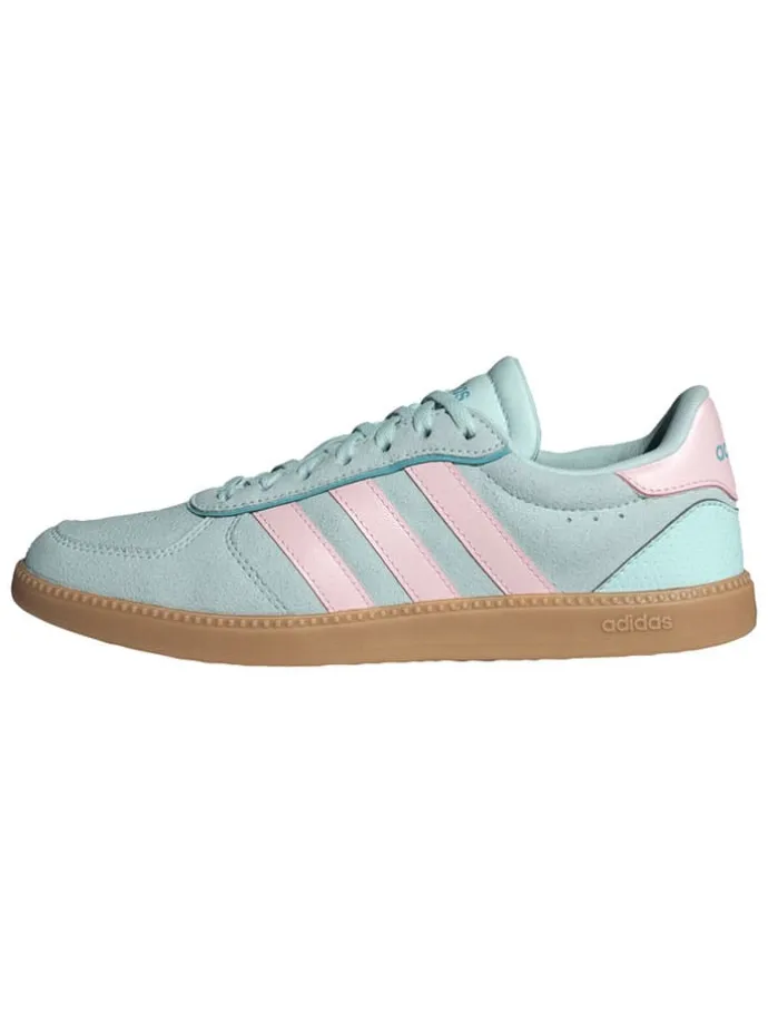 Leder-Sneakers "Breaknet" in Türkis/ Rosa