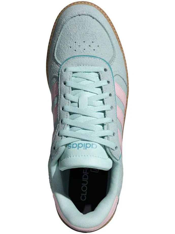 Leder-Sneakers "Breaknet" in Türkis/ Rosa