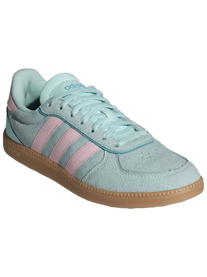 Leder-Sneakers "Breaknet" in Türkis/ Rosa
