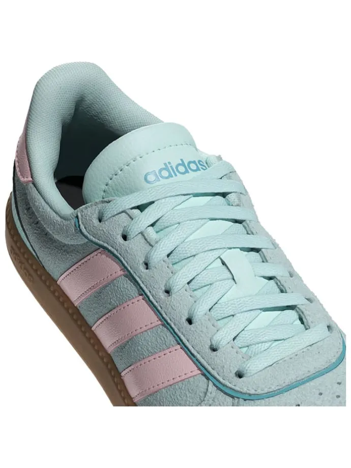 Leder-Sneakers "Breaknet" in Türkis/ Rosa