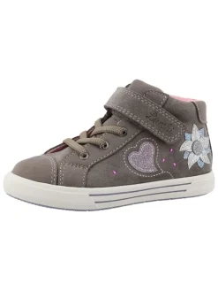 Leder-Sneakers "Brooke" in Grau