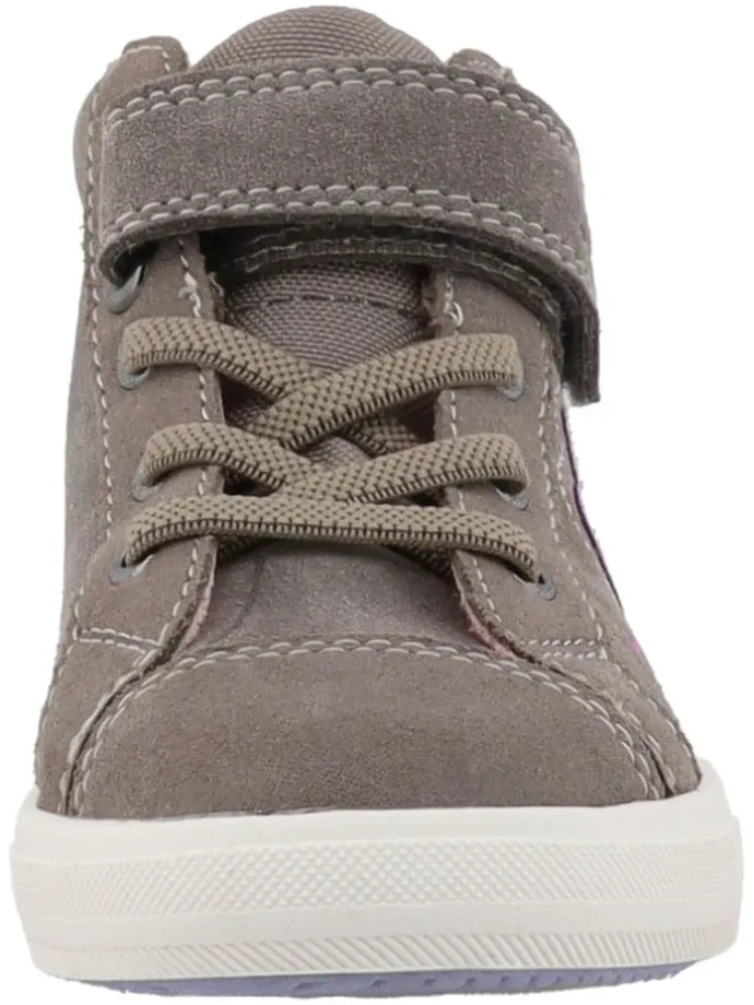 Leder-Sneakers "Brooke" in Grau