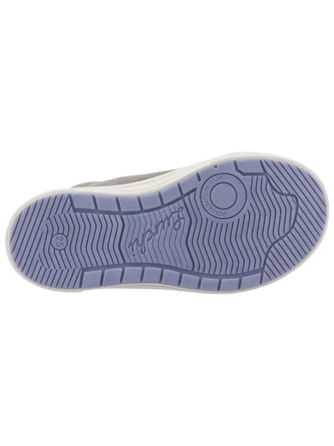 Leder-Sneakers "Brooke" in Grau