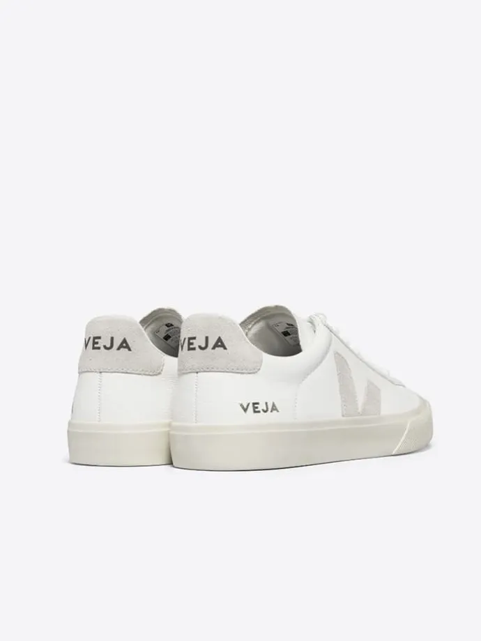 Leder-Sneakers "Campo" in Weiß/ Creme