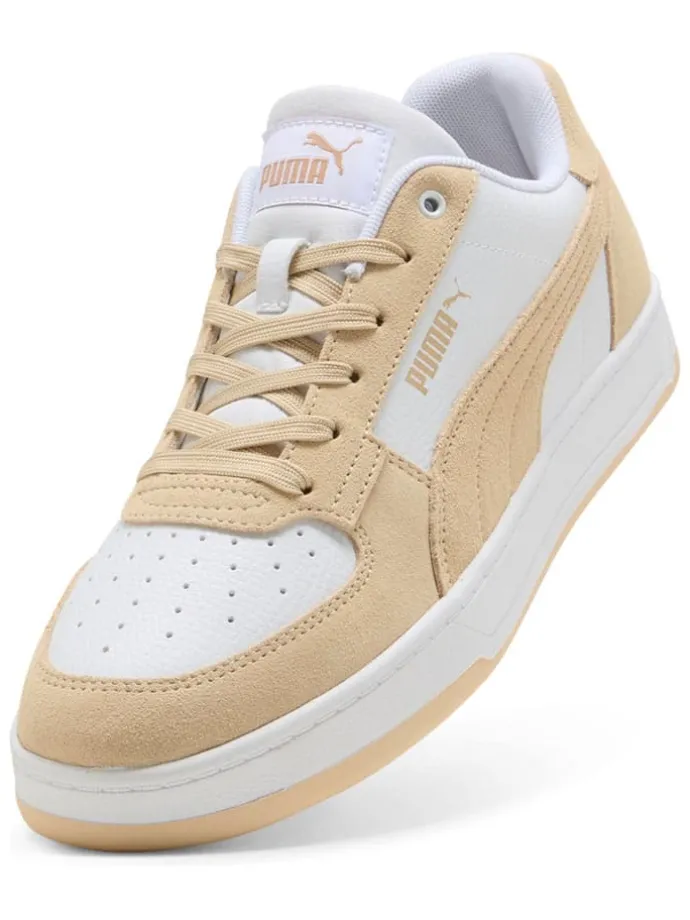 Leder-Sneakers "Caven 2.0 Mono" in Weiß/ Beige