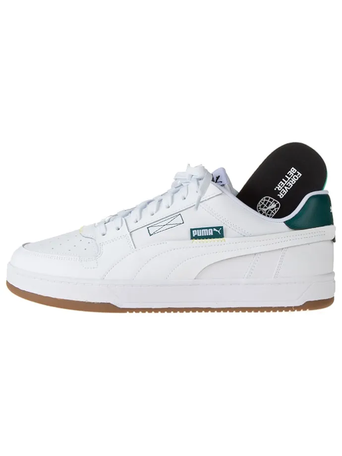 Leder-Sneakers "Caven 2.0 VTG" in Weiß/ Grün